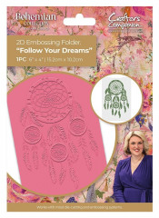 Embossing Folder - Bohemian Collection - Follow Your Dreams