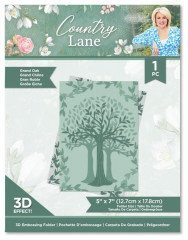 3D Embossing Folder - Country Lane Grand Oak