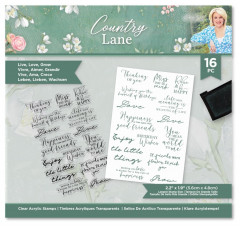 Clear Stamps - Country Lane Live, Love, Grow