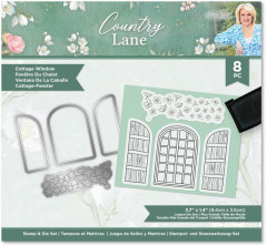 Clear Stamps and Cutting Die - Country Lane Cottage Window