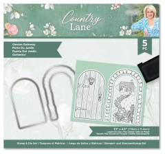 Clear Stamps and Cutting Die - Country Lane Garden Gateway