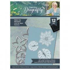 Clear Stamps and Cutting Die - Dancing Dragonfly Water Lily