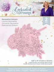 Stamps and Die - Enchanted Dreams Decorative Unicorn