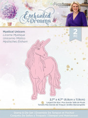 Stamps and Die - Enchanted Dreams Mystical Unicorn