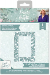 Cut and Embossing Folder - Frosty and Bright Christmas Tree Fram