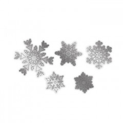 Metal Die - Frosty and Bright Sparkling Snowflakes