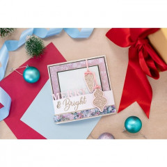 Frosty and Bright 4x6 Luxury Foiled Card Pad