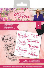 Clear Stamps - Say It With Flowers Fabulous Friend