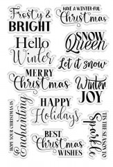 Clear Stamps - Snow Queen - Winter Sentiments