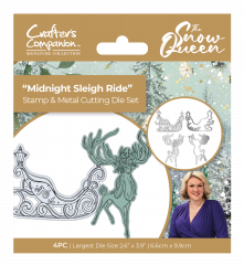 Clear Stamps and Cutting Die - The Snow Queen - Midnight Sleigh Ride