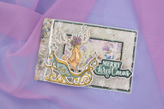 Clear Stamps and Cutting Die - The Snow Queen - Midnight Sleigh Ride