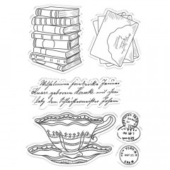 Clear Stamps - Vintage Diary Exquisite Embellishments