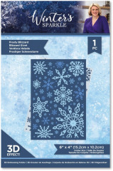 3D Embossing Folder - Winters Sparkle Frosty Blizzard