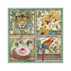 Stamperia 2-seitiges 12x12 Designpapier - Amazonia Cards