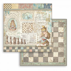 Stamperia 2-seitiges 12x12 Designpapier - Queen Alice