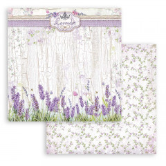 Stamperia 2-seitiges 12x12 Designpapier - Provence Lavender 