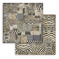 Stamperia 2-seitiges 12x12 Designpapier - Savana Zebra