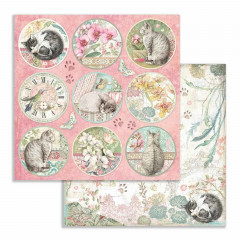 Orchids and Cats 12x12 Paper Pack