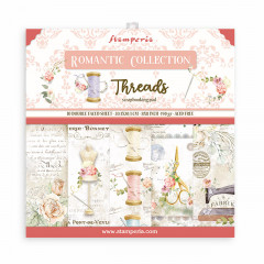 Romantic Threads 8x8 Paper Pack
