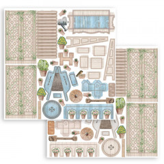 3D Paper Kit - Romantic Garden House