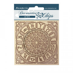 Stamperia Decorative Chips - Alchemy astrology