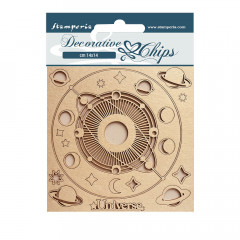 Stamperia Decorative Chips - Cosmos Infinitiy universe