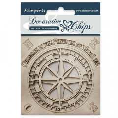 Stamperia Decorative Chips - Compass