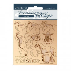 Stamperia Decorative Chips - Freedom
