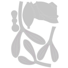 Thinlits Die - Mistletoe Leaves by Olivia Rose