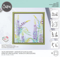 Sizzix Layered Stencils - Layered Wildflowers