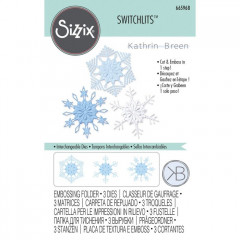 Switchlits Embossing Folder - Winter Snowflakes