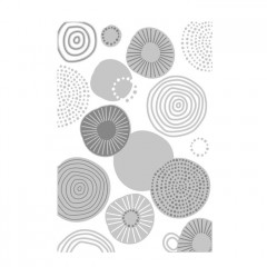 Multi-Level Embossing Folder - Abstract Rounds