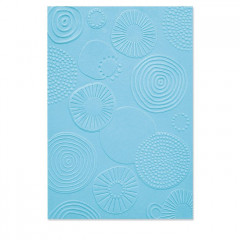 Multi-Level Embossing Folder - Abstract Rounds