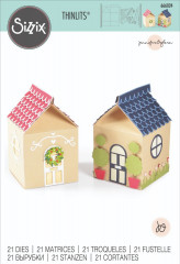 Thinlits Die Set - Seasonal House Gift Box