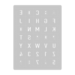 Thinlits Die - Tile Alphanumeric