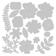 Thinlits Die - Floral Cluster