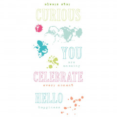 Sizzix Clear Stamps by 49 and Market - Hello You Sentiments