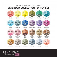 Spectrum Noir Triblend Brush Pens - Extended Collection