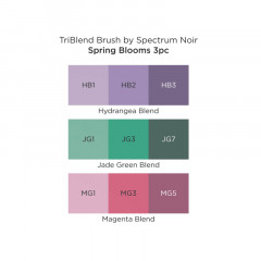Spectrum Noir Triblend Brush Pen Set - Spring Blooms