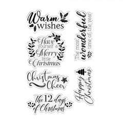 Clear Stamps - Twelve Days of Christmas - Warm Wishes