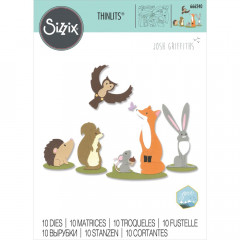 Thinlits Die Set - Forest Animals #1 by Josh Griffiths