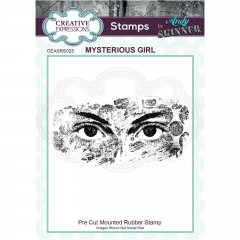 Pre Cut Rubber Stamps - Andy Skinner Mysterious Girl