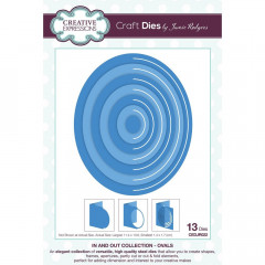Craft Dies - In and Out Collection - Ovale