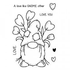Clear Stamps - Love Gnome