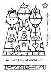 Woodware Clear Stamps - Three Kings