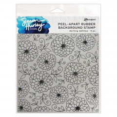 Simon Hurley Cling Stamps - Background Darling Dahlias