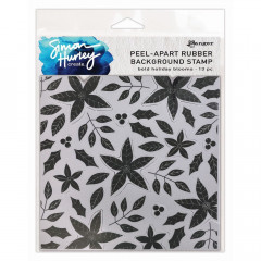 Simon Hurley create. Background Cling Stamps - Bold Holiday Blooms