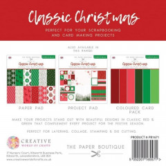 Shades of Classic Christmas 8x8 Project Pad