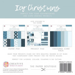 Shades of Icy Christmas Decorative 8x8 Paper Pad