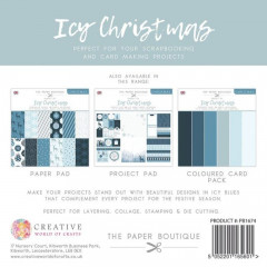 Shades of Icy Christmas 8x8 Project Pad